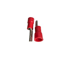 Terminal Pino Vermelho Para Cabo 0,8Mm