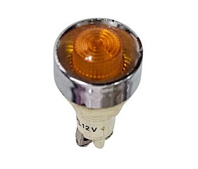 Sinaleiro PL12V Tipo Olho de Boi Laranja