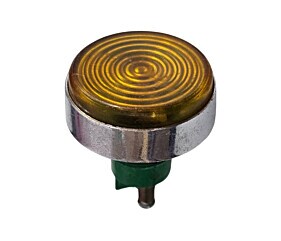 Botão Sinalizador Laranja Redondo