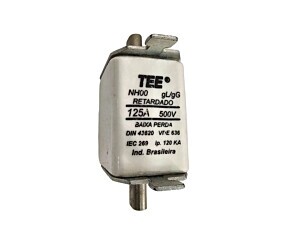 Fusível 125A 500V Retardado Baixa Perda Vde 636 TEE