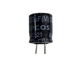 Capacitor Eletrolítico 220uF x 35V RD 85º B41821 Epcos