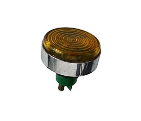 Botão Sinalizador 30Mm Redondo Amarelo