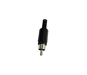 Conector Plug Rca Macho Com Rabicho