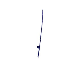 Lacre Para Malote 23Cm x 3Mm Azul
