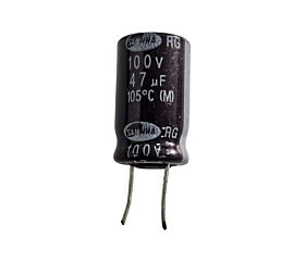 Capacitor Eletrolítico 47uF x 100V RD 105º Samwha