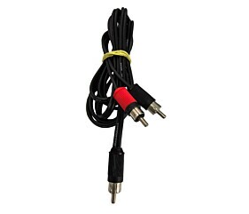 Cabo Adaptador Rca Entrada 1 Rca Macho x Saida Y 2 Rca Macho 2.1Metros