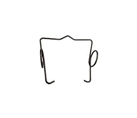 Clips de Retenção Largo Com Aro Curvado