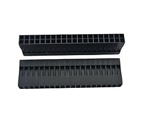 Alojamento Mini Latch 2x20Vias Fêmea Preto