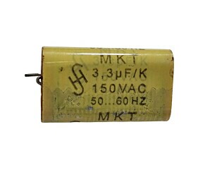 Capacitor Poliéster 3,3uF x 150V 50/60HZ Axial Thonson