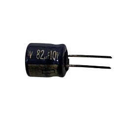 Capacitor Eletrolítico 82uF x 10V RD 85º FC