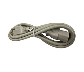 Cabo de Força 3 Pinos 10A 125V E91072 WTP-003D/WTP-001D 1,3 Metros