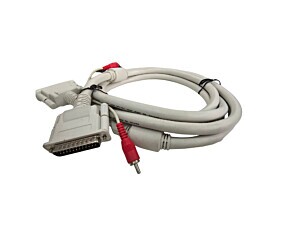 Cabo Paralelo DB25 Macho x DB25 Macho + Audio e Video