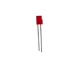 Led 5MM Retangular Vermelho