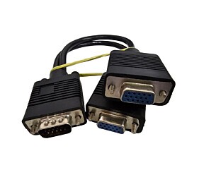 Cabo Y VGA Para Áudio e Transmissão de Imagem 20CM