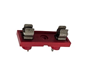 Porta Fusível Grande 6x30 Vermelho