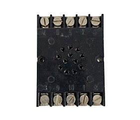 Base Para Rele 12 Pinos Preto