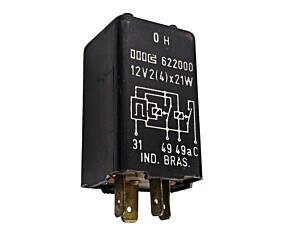 Rele 622000 12V2(4) X21W 4 Terminais