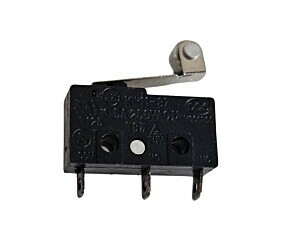 Chave Micro Switch KW11-3Z 5A 250V 3 Terminais T85 Com Roldana
