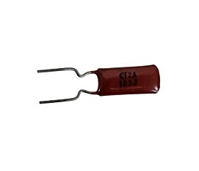 Capacitor Poliéster 10K x 100V = 2A 103J Marron