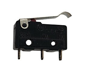 Chave Micro Switch KW11-3Z 5A 250Vac 3 Terminais Haste Curva