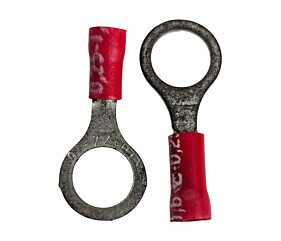 Terminal Olhal 0,25-1,6 22-16AWG Isolado Vermelho