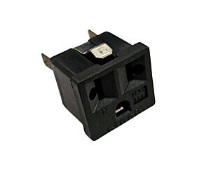 Tomada de Força 3 Pinos Chatos 25A 250V Steck