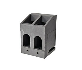 Conector Prensa Cabo 2 Vias Cinza