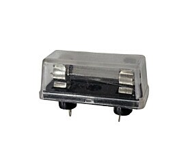 Porta Fusível Grande 6x30 Com Proteção Acrílica