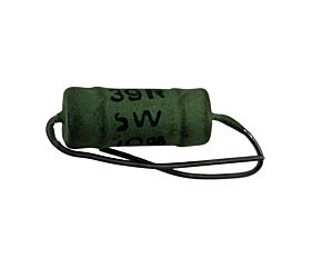 Resistor 39R 5W 10% Axial Verde