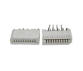 Conector Para Flat 10 Vias Branco
