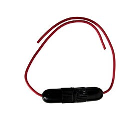 Porta Fusível 6x30 Grande Com Fio Cortado