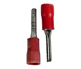 Terminal Tipo Pino Vermelho Isolado