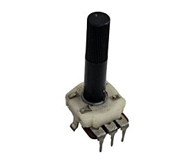 Potenciômetro 14 1/4 Volta 3 Terminais Eixo Longo Alps