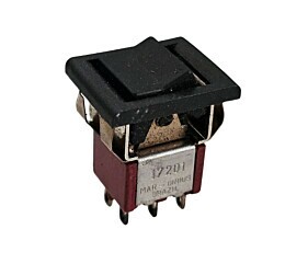 Chave Gangorra On/On 17201 1A 250V 3A 120Vac Margirius