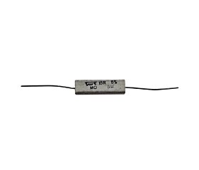 Resistor 15R 5W 5% Axial Porcelana Twt