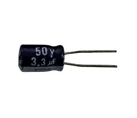 Capacitor Eletrolítico 3,3uf x 50V RD 85° Mini Preto