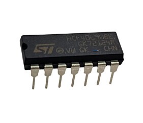 Circuito Integrado CD4069 = HCF4069UBE