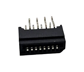 Conector 8 Vias Femea Preto