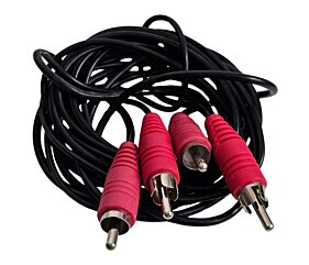 Cabo Adaptador Rca Macho/Macho 1,8Metros