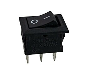 Micro Chave Gangorra 3A 250Vac 3 Terminais Zhongxun