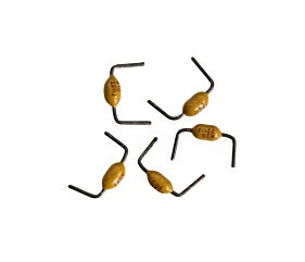 Capacitor Cerâmico 22PF x 50V Axial = K10 220J