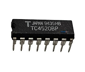 Circuito Integrado CD4520BP = TC4520BP