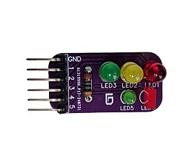 Módulo Semáforo 5 Leds P17 Gbk