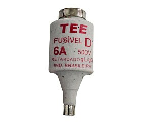 Fusível 6A 500V Diazed gL/gG Retardado Tee