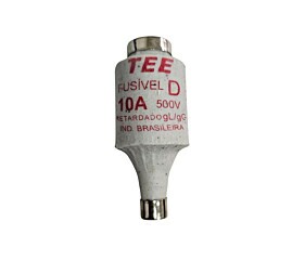 Fusível 10A 500V Diazed gL/gG Retardado Tee
