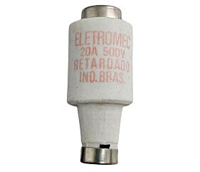 Fusível 20A 500V Diazed Retardado Eletromec