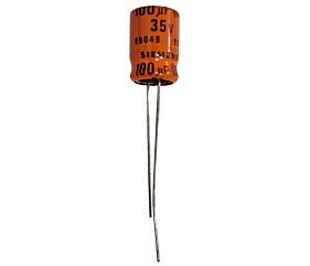 Capacitor Eletrolítico 100uF x 35V RD 85º 85049 Siemens
