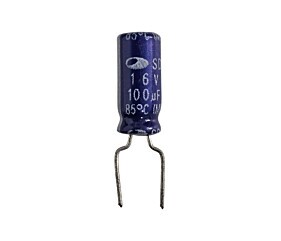 Capacitor Eletrolítico 100uF x 16V RD 85º Sd