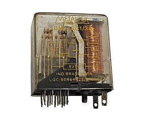 Rele SBMS4RC1/3A 6Vcc Metaltex 14 Terminais