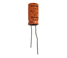 Capacitor Eletrolítico 10uF x 160V RD 85º 85049 Siemens